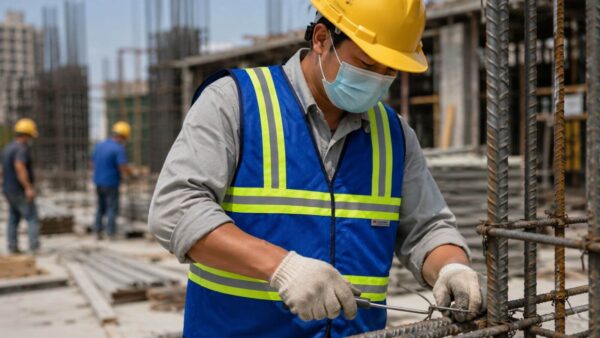 Áo phản quang lưới 3M cho công nhân