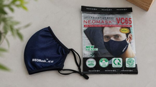 Khẩu trang than hoạt tính NeoMask VC65 thun qua tai