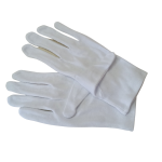 Găng tay thun trắng vải Cotton 4