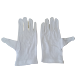 Găng tay thun trắng vải Cotton