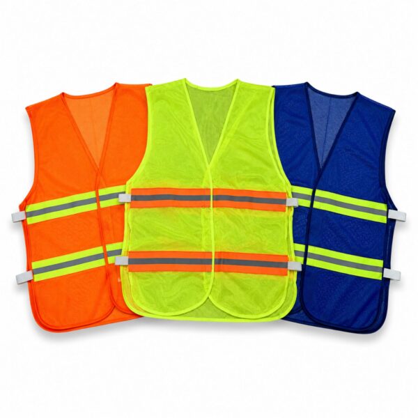 Áo lưới phản quang thun 2 bên