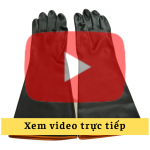 Găng tay chống hóa chất Acid Đài Loan Đen 1
