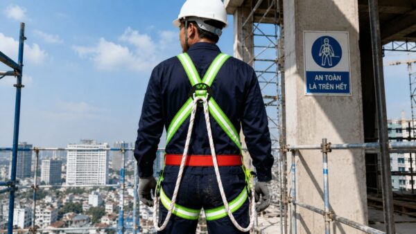 Dây đai an toàn toàn thân 2 móc sắt
