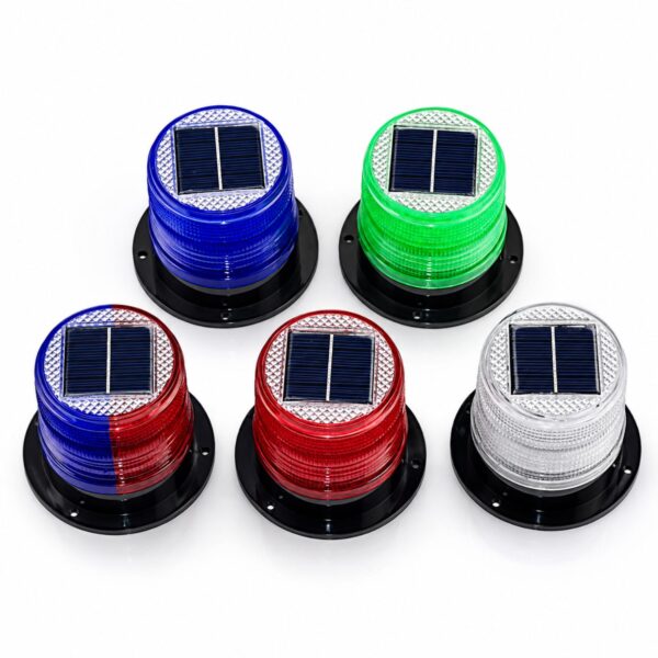 Đèn cảnh báo năng lượng mặt trời LED siêu sáng đế nam châm