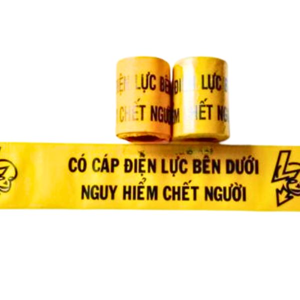 Băng cảnh báo cáp ngầm điện lực dài 100 mét