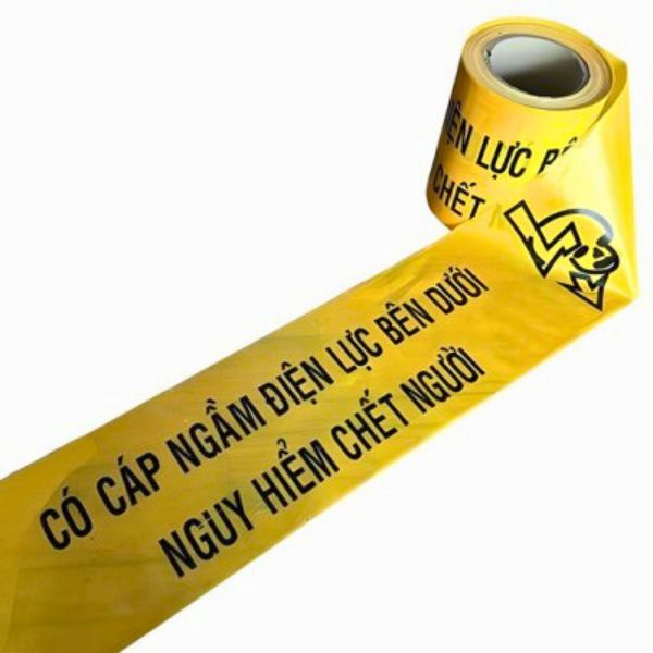 Băng cảnh báo cáp ngầm điện lực dài 100 mét
