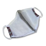 Khẩu trang vải sọc Caro chống bụi 3