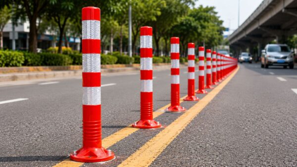 Cọc tiêu phân làn giao thông GT75A nhựa dẻo