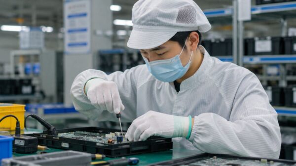 Găng tay thun trắng phòng sạch không phủ PU